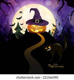 Vector Illustration of a Halloween Design