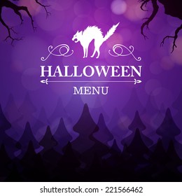 Vector Illustration of a Halloween Design