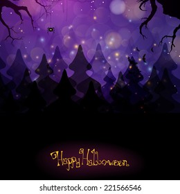 Vector Illustration of a Halloween Design