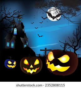 Vector illustration for Halloween festival.