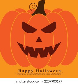 Vector illustration of Halloween festival, banner, greeting, flyer-31 October