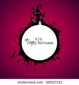 Vector Illustration of a Halloween Frame