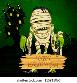 vector illustration for halloween greeting