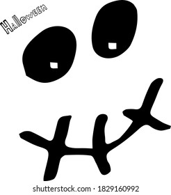 Vector illustration of Halloween holiday doodle style
