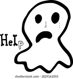 Vector illustration of Halloween holiday doodle style