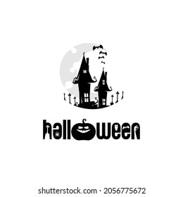 vector illustration of halloween party background, horror
