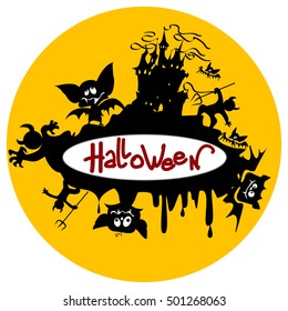 vector illustration Halloween posters