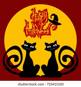 vector illustration Halloween posters
