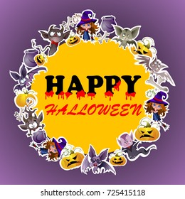 vector illustration Halloween posters