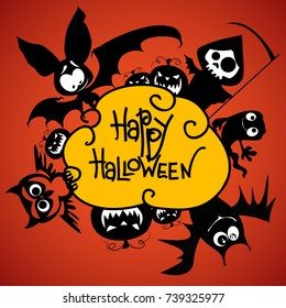 vector illustration Halloween posters