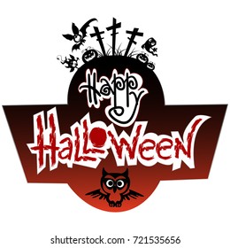 vector illustration Halloween posters, Halloween logo