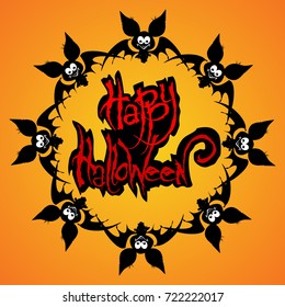 vector illustration Halloween posters, Halloween logo