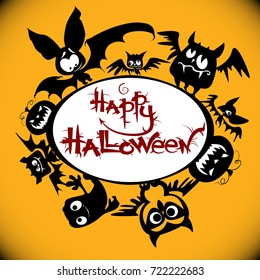 vector illustration Halloween posters, Halloween logo