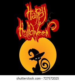 vector illustration Halloween posters, Halloween logo