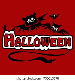 vector illustration Halloween posters, Halloween logo