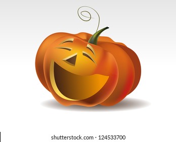 Vector Illustration of Halloween Pumpkin