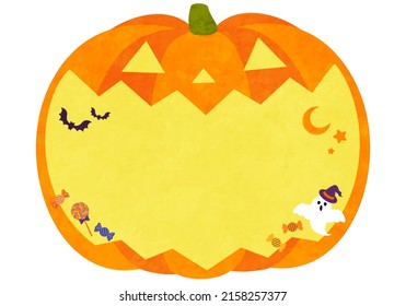 Ilustración vectorial de la calabaza de Halloween