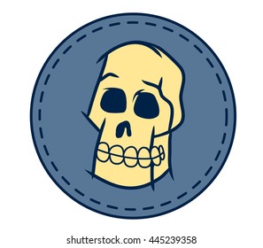 A vector illustration for Halloween theme in retro color