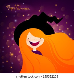 Vector Illustration of a Halloween Witch
