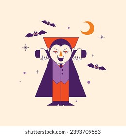 Vector Illustration Hallowen. Immerse yourself in the spooky and enchanting world of Halloween with our Illustration Halloween Collection