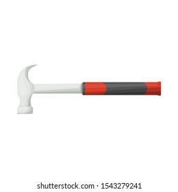Vector illustration of hammer and instrument logo. Graphic of hammer and tool vector icon for stock.