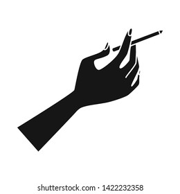 Vector illustration of hand  and arm logo. Set of hand  and break  stock symbol for web.