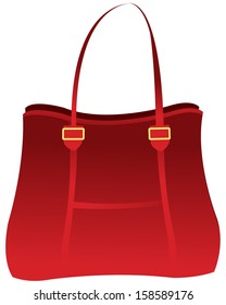 Vektorgrafik einer Handtasche