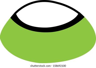 Vector illustration of a hand bag