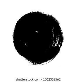 Vector Illustration. Hand draw circle. Template for text