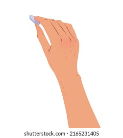 Ilustración vectorial del dibujo a mano con tiza aislada sobre fondo blanco.