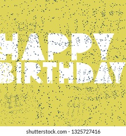 Vector illustration of hand drawing hipster congratulation. Design for post card, poster or invitation for a party background template.