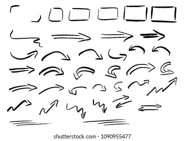 vector illustration of hand drawn design infographic elements 