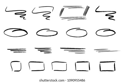 vector illustration of hand drawn design infographic elements 