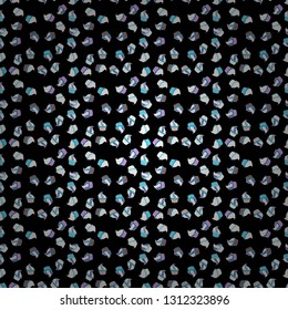 Vector illustration. Hand drawn doodle illustration with pastry. Cupcakes seamless pattern with watercolor on blue, neutral and black background. Sweets background design.