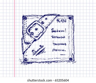 Vector illustration. Hand drawn doodles.