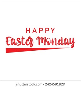 Vector illustration. Hand drawn elegant modern brush lettering of Happy Easter isolated on white background.