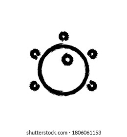 vector illustration hand drawn icon of volume.
