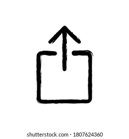 ilustración de vector icono dibujado a mano del recurso compartido 1.