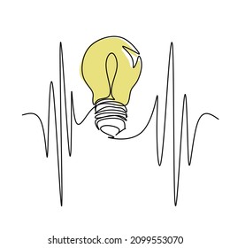 Vector illustration of hand drawn lamp