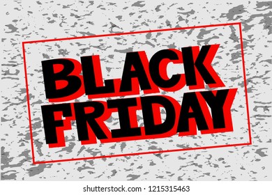 Vector illustration of hand drawn lettering of text Black Friday for registration of banner; advertising; offer; promo; discounts; showcase; sticker; flyer; card, tag, icon. Stock vector - EPS 10
