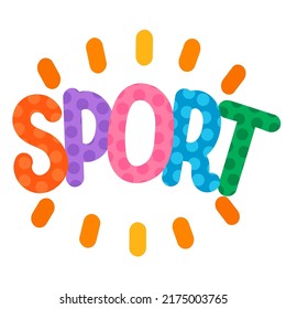 8,159 Sport typography cute design Images, Stock Photos & Vectors ...