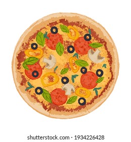 Pizza Illustration Images Stock Photos Vectors Shutterstock