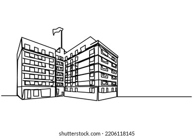 ilustración vectorial mano tracción de una sola línea continua