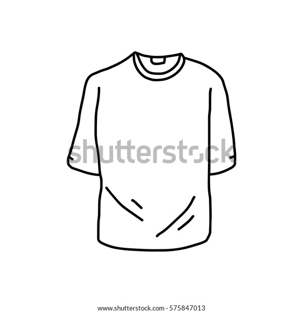Vector Illustration Hand Drawn Sketch Tshirt Stock Vector (Royalty Free ...