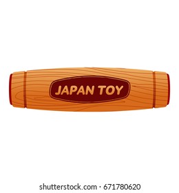 Vector illustration hand fidget jammer. A traditional Japanese toy kururin. Hand tricks. Icons, shortcuts, banners, brochures, business templates. Vector illustration isolated on white background.