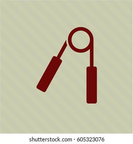 Ilustración vectorial del icono o símbolo del vector de agarre manual
