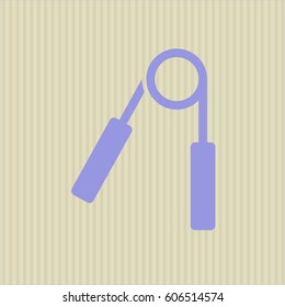 Vector Illustration of Hand gripper icon
