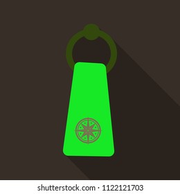 Vector illustration hand holder towel clean bath hygiene cotton textile. Bathroom dry towel.