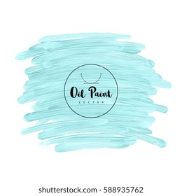 Vector illustration of Hand painted oil texture