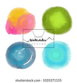 Vector illustration of Hand painted texture